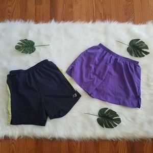 Workout Shorts by New Balance and Moving Comfort